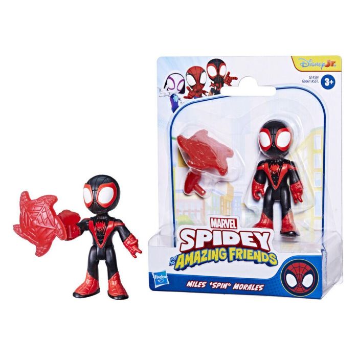Figura Miles Spin Morales Spidey Marvel 7cm 1