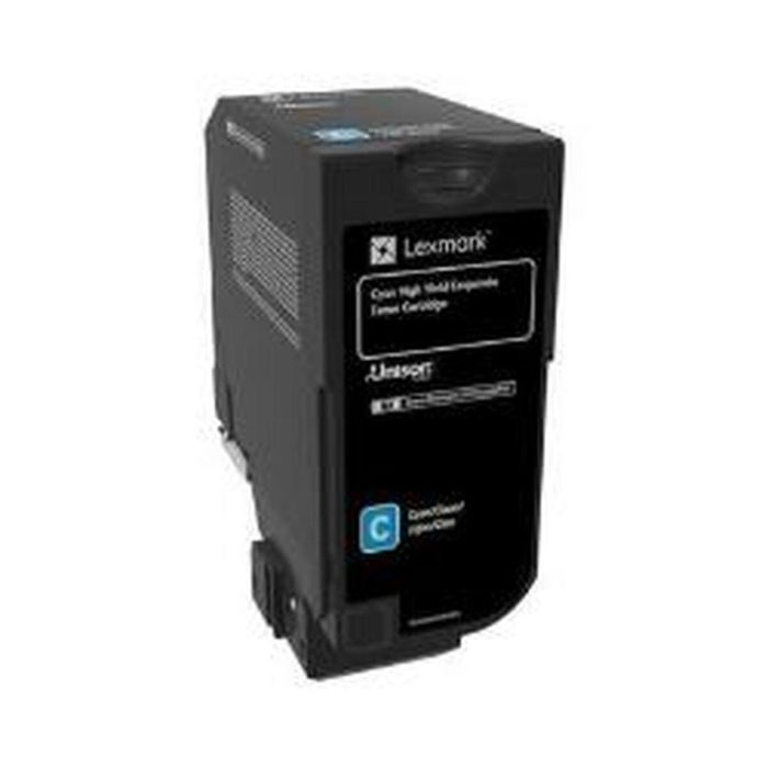 Tóner Lexmark 74C2HCE Cian Tóner Lexmark 74C2HCE Cian
