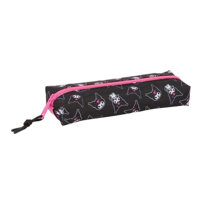Safta Bolso Estuche Portatodo Escolar Kuromi Rectangular Goma Elástica 22 cm con 1 Cremallera 40x70x220 mm Safta Bolso Estuche Portatodo Escolar Kuromi Rectangular Goma Elástica 22 cm con 1 Cremallera 40x70x220 mm