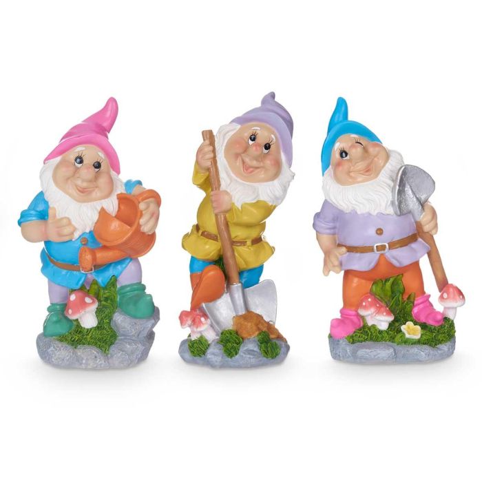 Figura Enano Surt 6 Med Ibergarden 12x28.5x14 cm Poliresina Colores Varios (6 Unidades) 1 Figura Enano Surt 6 Med Ibergarden 12x28.5x14 cm Poliresina Colores Varios (6 Unidades) 1