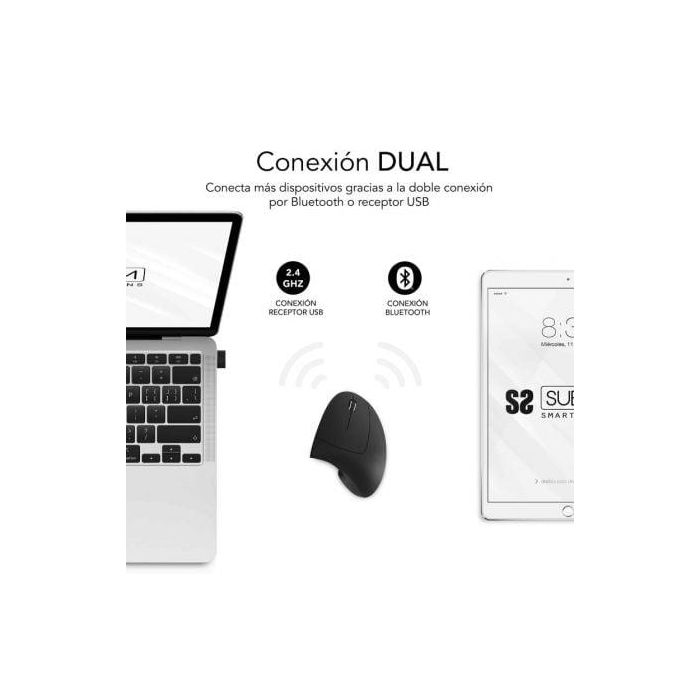 SUBBLIM GLIDE VERTICAL ERGO DUAL MOUSE BATTERY B 1 SUBBLIM GLIDE VERTICAL ERGO DUAL MOUSE BATTERY B 1