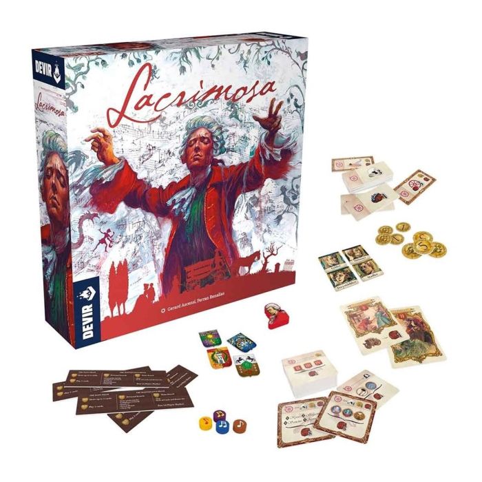 Devir Juego de Mesa Lacrimosa - Construcción de Mazos y Gestión de Mano