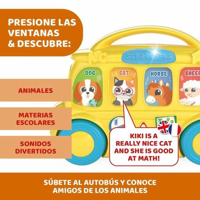 Chicco Autobús Interactivo con Luces y Sonidos Bilingüe – Juguete Educativo para Niños 6
