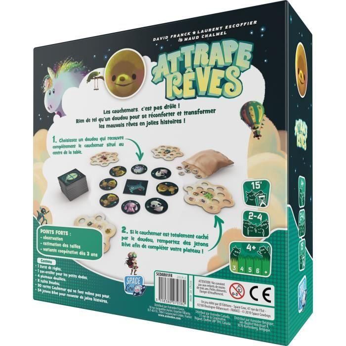 Asmodee Atrapasueños - Juego de mesa en Francés 3