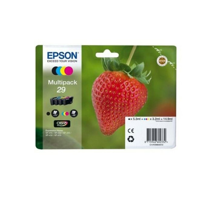 Epson Multipack Strawberry Cartucho - Negro, Cian, Magenta, Amarillo