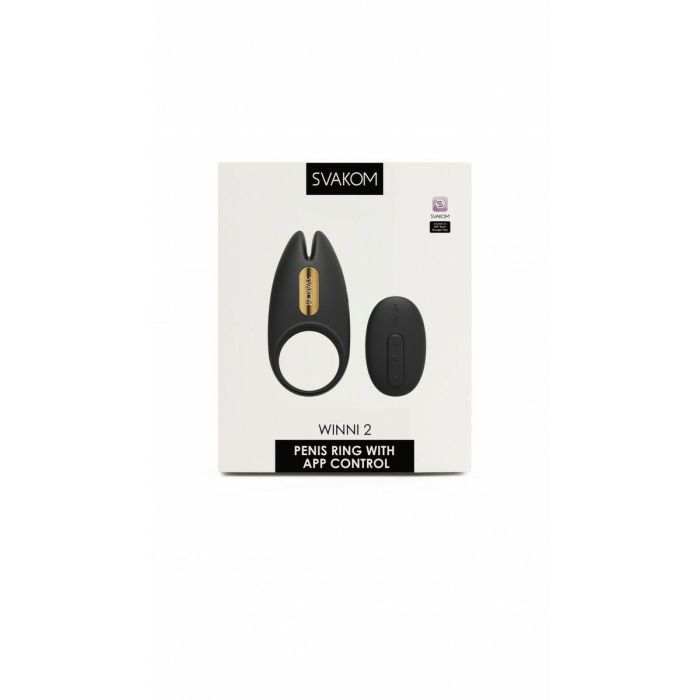 Anillo para el Pene Svakom Negro 20 Anillo para el Pene Svakom Negro 20