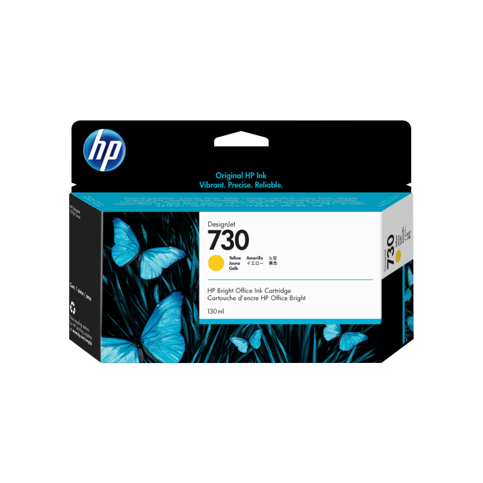 HP nº730 130-ml Yellow Ink Cartridge 0 HP nº730 130-ml Yellow Ink Cartridge 0