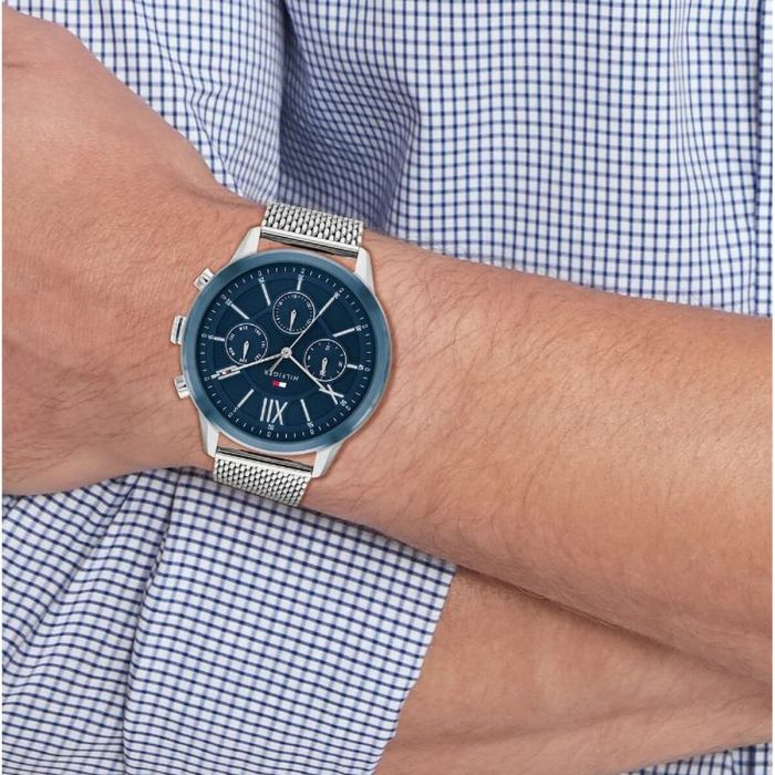 Reloj Hombre Tommy Hilfiger 1710524 Plateado (Ø 44 mm) 1 Reloj Hombre Tommy Hilfiger 1710524 Plateado (Ø 44 mm) 1