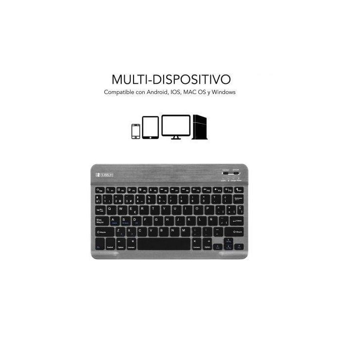SUBBLIM Teclado Smart BT Keyboard Grey 1 SUBBLIM Teclado Smart BT Keyboard Grey 1