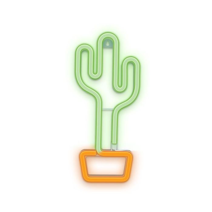 Lampara Forever Neon Led Cactus Orange