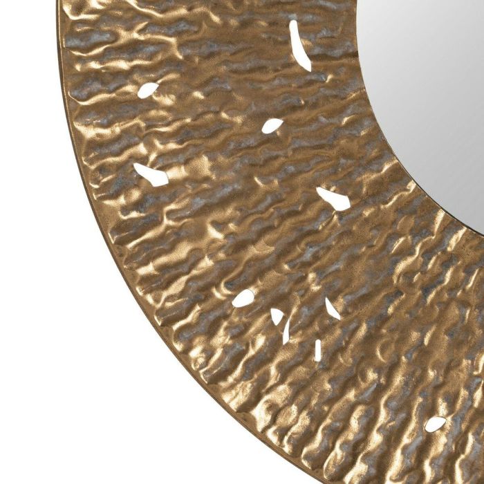 Espejo de pared Dorado Cristal Hierro 76,5 x 7 x 76,5 cm 2 Espejo de pared Dorado Cristal Hierro 76,5 x 7 x 76,5 cm 2