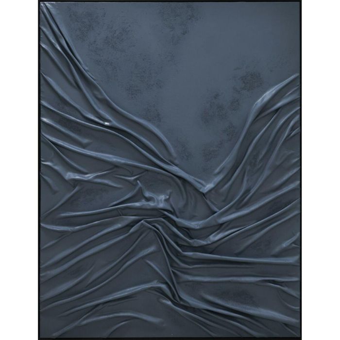 DKD Home Decor Cuadro Moderno de Poliéster y PS Azul 140x5x180 cm - Decoración para Hogar, Salón y Dormitorio