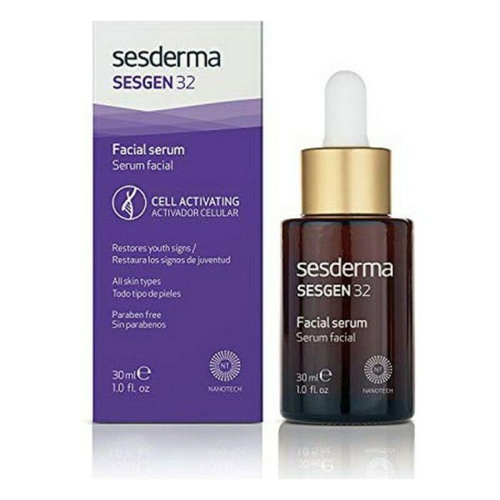 Sesderma SESGEN 32 Serum Activador Celular Acción Génica Antiedad y Antiarrugas. Rejuvenecedor para Todo Tipo de Pieles, 30 ml