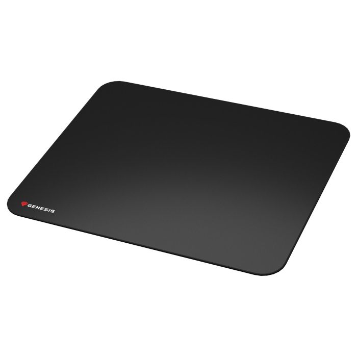 GENESIS Alfombrilla de Ratón Gaming Carbon 500 L LOGO Negra Superficie Speed Impermeable 400x330mm