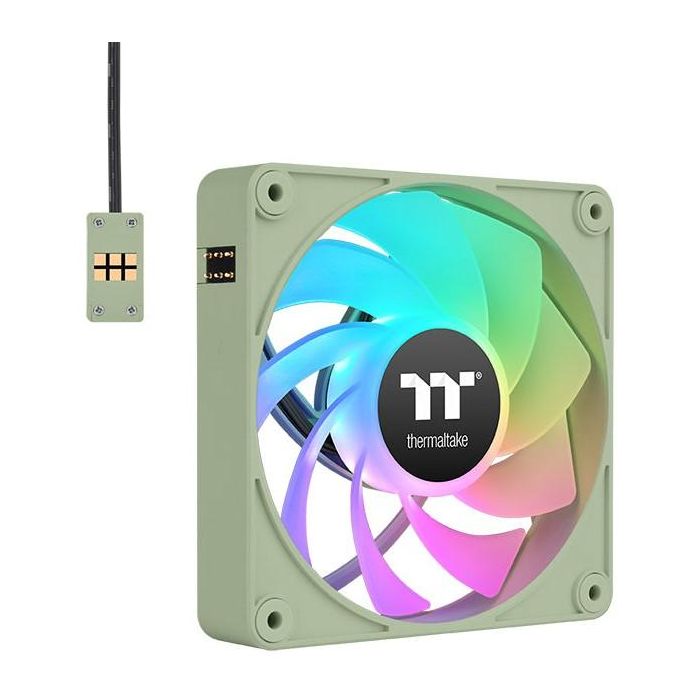 Thermaltake CL-F198-PL12MG-A Ventilador de Carcasa para Ordenador 12cm Verde, 3 Unidades, 65.82 CFM, Rodamiento Hidráulico 0 Thermaltake CL-F198-PL12MG-A Ventilador de Carcasa para Ordenador 12cm Verde, 3 Unidades, 65.82 CFM, Rodamiento Hidráulico 0