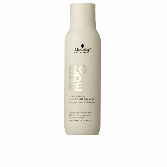Schwarzkopf BLONDME Bond Repair Champú Iluminador y Nutritivo con Tecnología 3D Bond Creation para Rubios 300ml Schwarzkopf BLONDME Bond Repair Champú Iluminador y Nutritivo con Tecnología 3D Bond Creation para Rubios 300ml