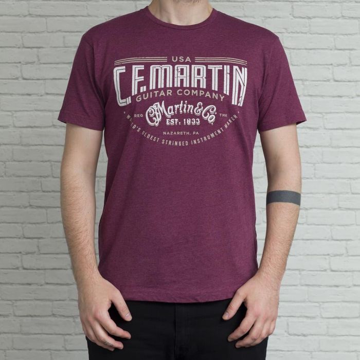 Camiseta Cf Martin Worlds Oldest Vin Burgundy (S) 1 Camiseta Cf Martin Worlds Oldest Vin Burgundy (S) 1