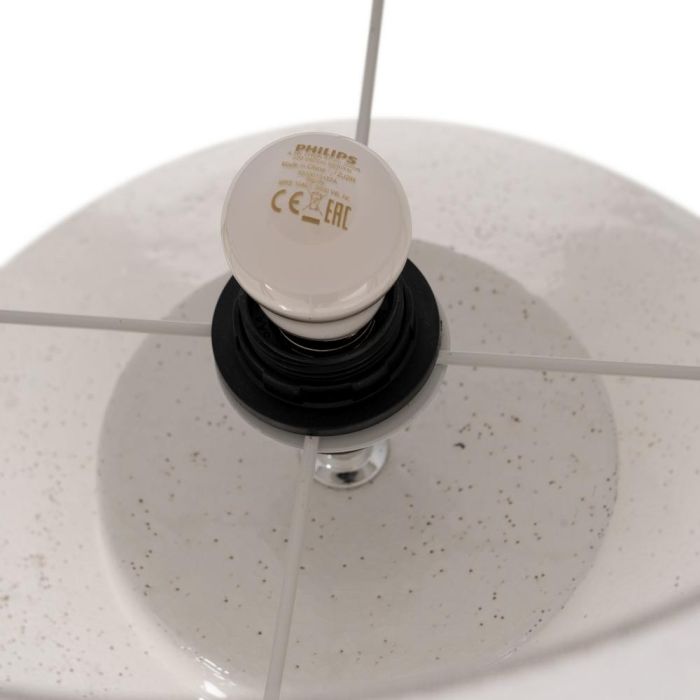 Lámpara Mesa Blanco Terracota 40 X 40 X 45,50 cm