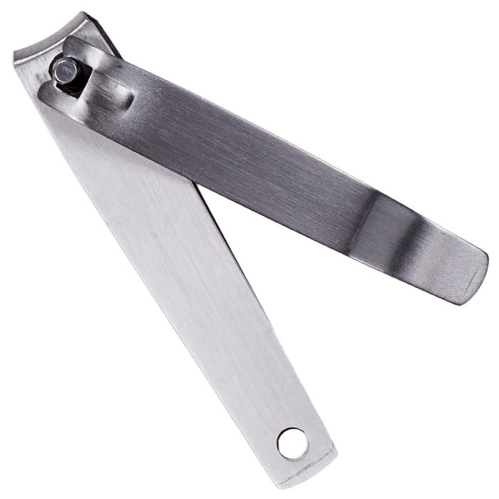 Cosmetic Club Barber Shop Cortauñas Acero Inoxidable para Uñas Gruesas, Corte Preciso 8x1,5 cm 2