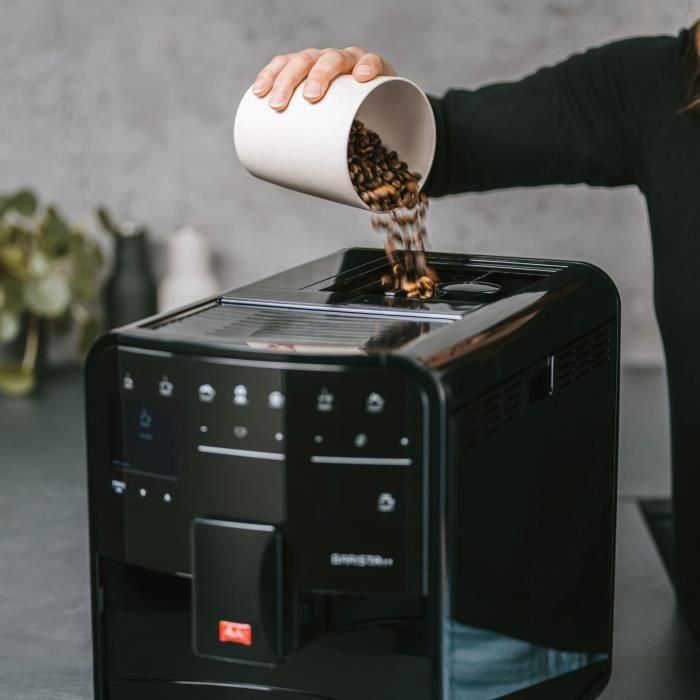 Cafetera automática con molinillo - MELITTA - Barista SE F830-003 - 1450 W - Negra 1 Cafetera automática con molinillo - MELITTA - Barista SE F830-003 - 1450 W - Negra 1