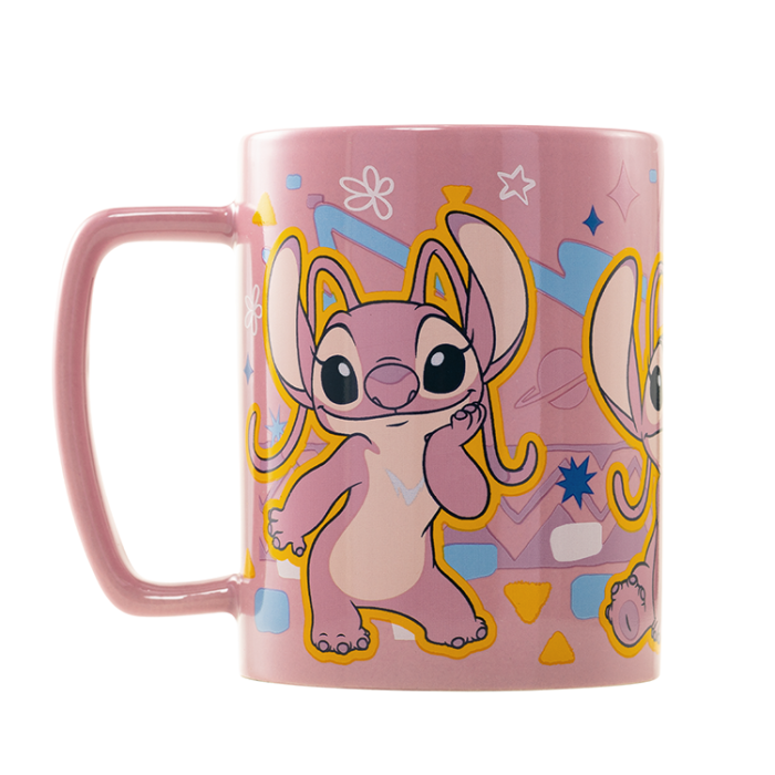 Taza funda de peluche Angel Disney 440ml 2