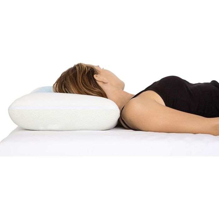 5Five Almohada ergonómica con gel refrescante 50x30x12cm 3