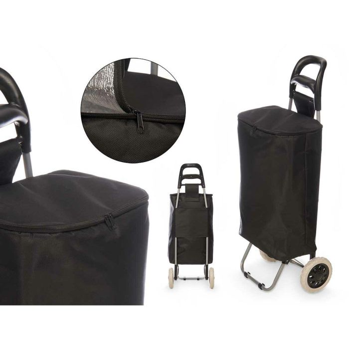 Carro de Compra Térmico Kinvara 32L Negro - 94x34.5x9 cm (6 Unidades) Carro de Compra Térmico Kinvara 32L Negro - 94x34.5x9 cm (6 Unidades)