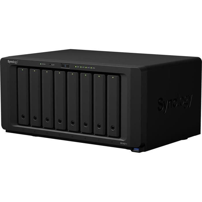 Synology DS1821+ NAS Servidor de Almacenamiento Torre Ryzen Embedded V1500B 4 GB DDR4 0 TB Discos DiskStation Manager Negro 5 Synology DS1821+ NAS Servidor de Almacenamiento Torre Ryzen Embedded V1500B 4 GB DDR4 0 TB Discos DiskStation Manager Negro 5