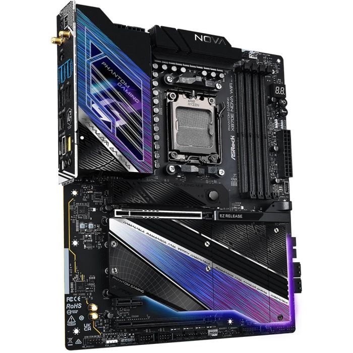 ASROCK X870E Nova WiFi (AM5) (D) Placa base AMD Zócalo AM5, Ryzen 7000/8000/9000, DDR5, Wi-Fi 7, ATX 3 ASROCK X870E Nova WiFi (AM5) (D) Placa base AMD Zócalo AM5, Ryzen 7000/8000/9000, DDR5, Wi-Fi 7, ATX 3