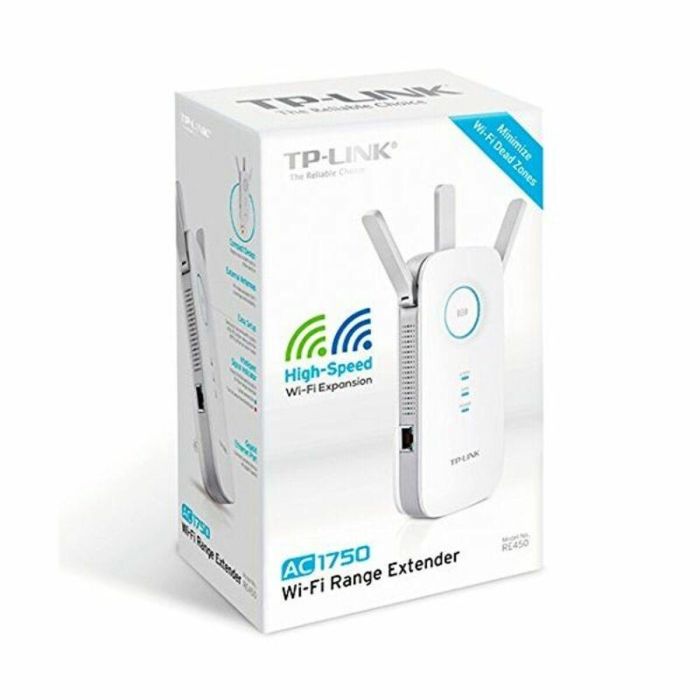 Punto de Acceso TP-Link RE450 WiFi Dual AC1750 LAN Gbit Blanco 10