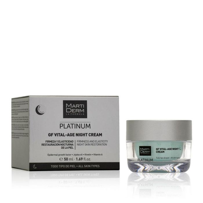 MartiDerm PLATINUM GF VITAL-AGE Crema de Noche Tratamiento Facial Reafirmante 50 ml