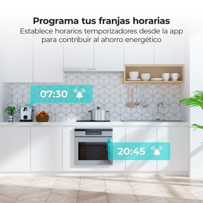 Enchufe Inteligente KSIX Smart Energy Slim WiFi 250V Blanco 7 Enchufe Inteligente KSIX Smart Energy Slim WiFi 250V Blanco 7