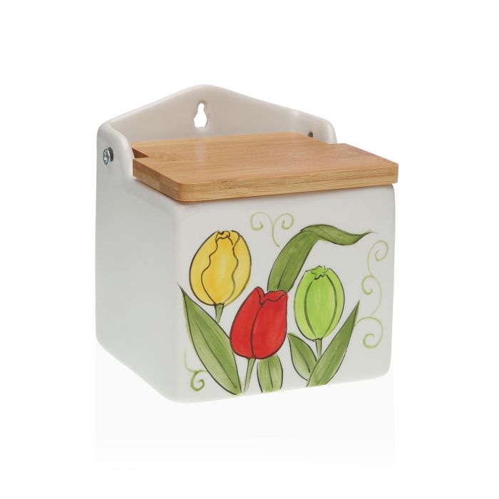 Salero Tulipanes Tapa Bambú Versa 10X12CM (2 Unidades) Salero Tulipanes Tapa Bambú Versa 10X12CM (2 Unidades)