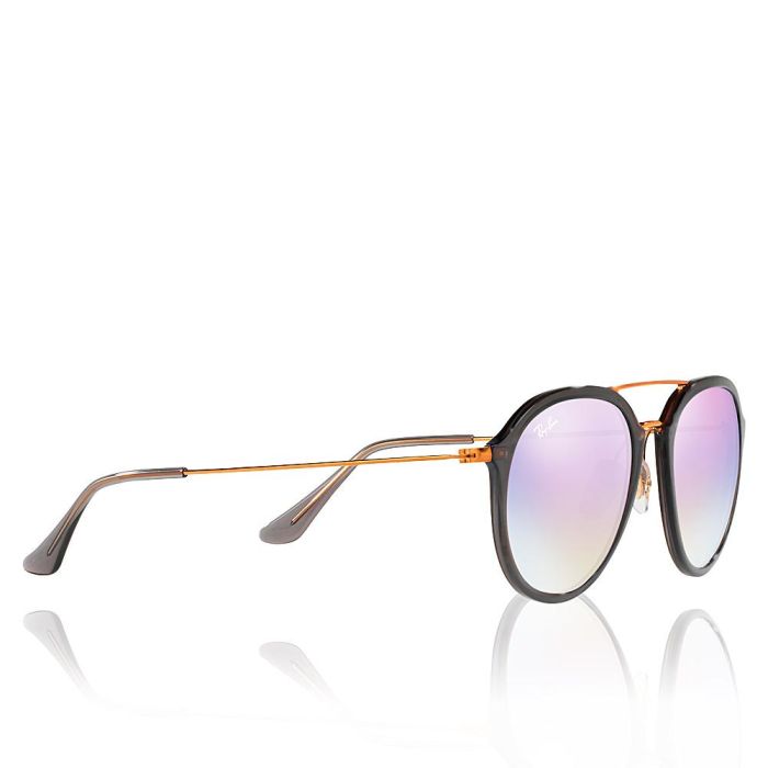 Rayban RB4253 62377X Gafas de Sol para Mujer, Montura Gris Bronce-Cobre, Cristales Lila Gradient Flash, Calibre 50 mm 1