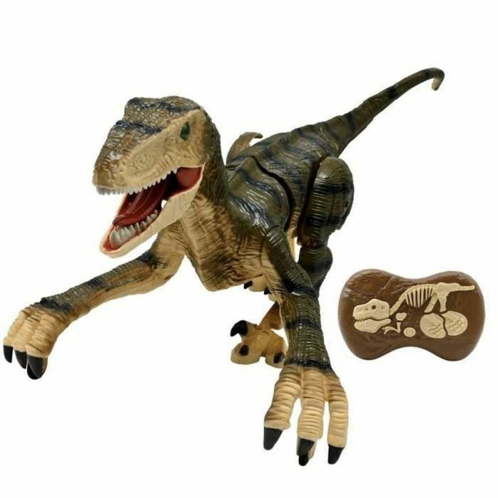 Lexibook Dinosaurio Velociraptor RC: Control Remoto 2.4GHz, Simulación Realista con Movimientos Articulados, Luces y Sonidos Rugido 1 Lexibook Dinosaurio Velociraptor RC: Control Remoto 2.4GHz, Simulación Realista con Movimientos Articulados, Luces y Sonidos Rugido 1