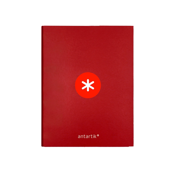 Antartik Carpeta A4 con 4 Anillas Redondas de 25 mm Forrada Color Frambuesa 1