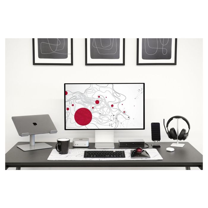 Kensington Auriculares Gaming H3000 PROVC, Diadema Bluetooth 5.2, Negro, 60h Batería, Cancelación Ruido, Micrófono Boom, USB-C, Para PC, PS, Xbox, Android, iOS