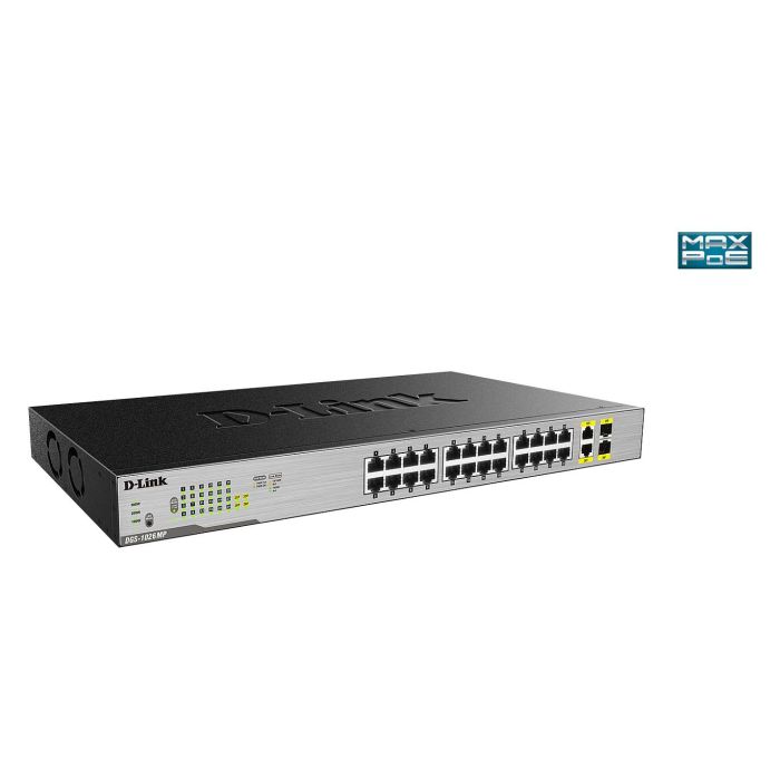 D-Link DGS-1026MP Switch Gigabit 26 Puertos 10/100/1000 PoE/SFP 2