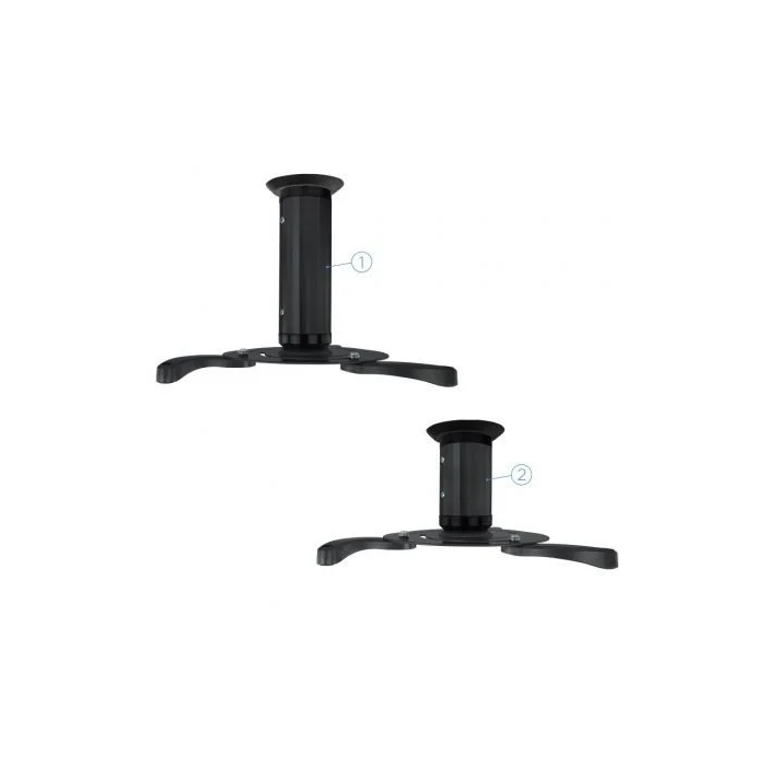 Tooq Soporte Techo Proyector PJ1010TN-B Inclinable Giratorio hasta 10kg Negro 1