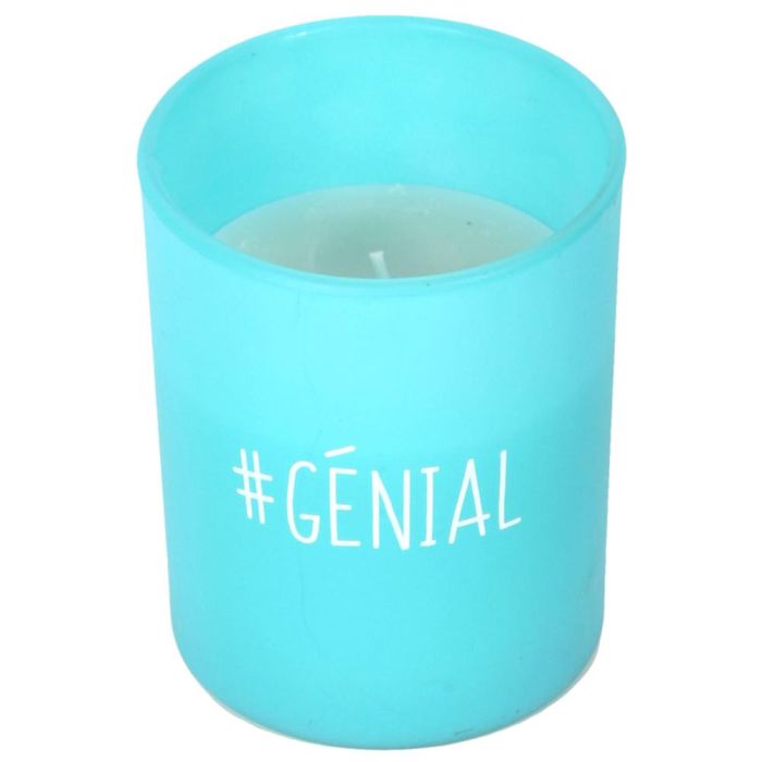 Home Deco Factory Vela con Vaso Cristal Colección Bougie 7,5x9 cm 3