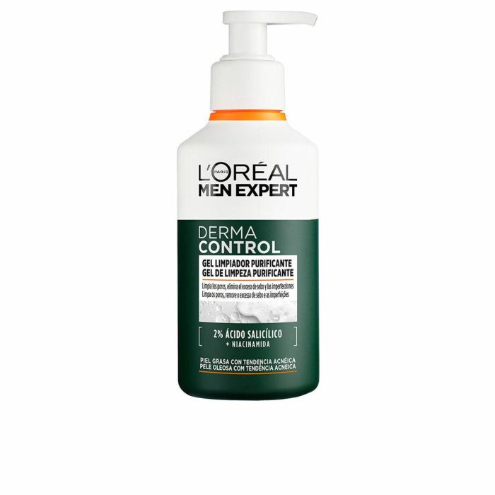 L'Oréal Paris Men Expert Derma Control Gel Limpiador Purificante Anti-Imperfecciones 260 ml