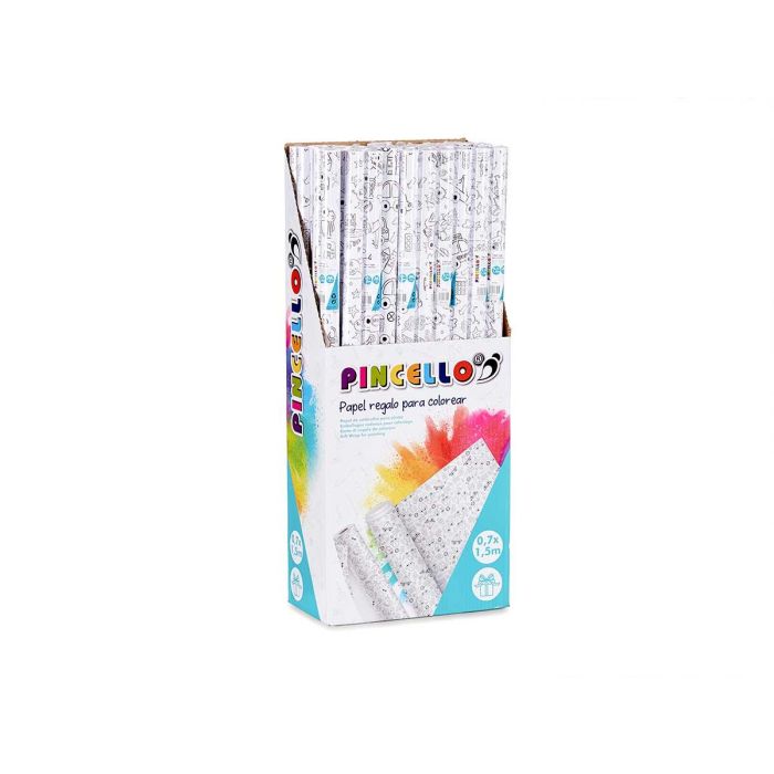 Papel Regalo 0,70X1,5M Extraterrestres Y Vehiculos Pincello (50 Unidades) 1 Papel Regalo 0,70X1,5M Extraterrestres Y Vehiculos Pincello (50 Unidades) 1