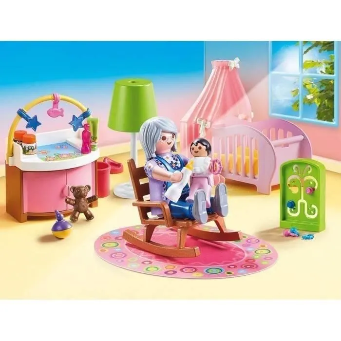 Playmobil 70210 Vivero con Cuna, Cambiador y Accesorios 1