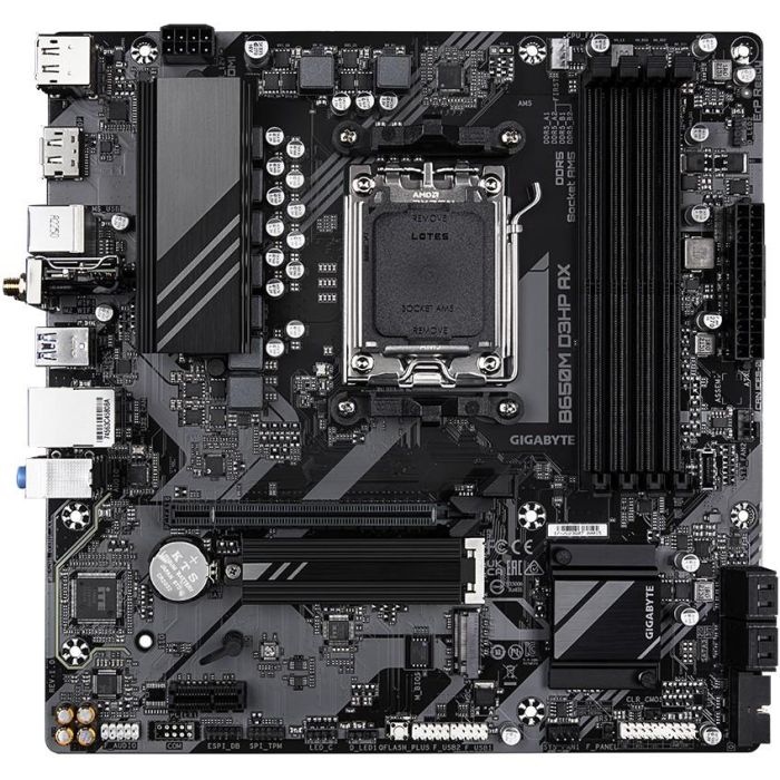 Gigabyte B650M D3Hp Ax Placa Base Micro ATX Socket AM5 AMD B650 DDR5 M.2 Wi-Fi 6E Bluetooth 5.3 1