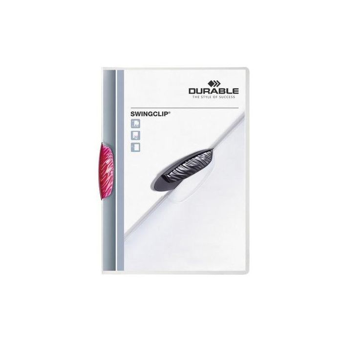 Dosier Clip Swingclip Pp A4 2260 Pinza Plastico Pivot.Transl.30H Purpura 25 unidades