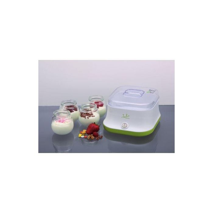 YOGURTERA JATA YG523 - 11W - CAPACIDAD PARA 4 YOGURES - 4 VASOS CRISTAL 150ML TAPA ROSCA - RECETAS INCLUIDAS 1 YOGURTERA JATA YG523 - 11W - CAPACIDAD PARA 4 YOGURES - 4 VASOS CRISTAL 150ML TAPA ROSCA - RECETAS INCLUIDAS 1