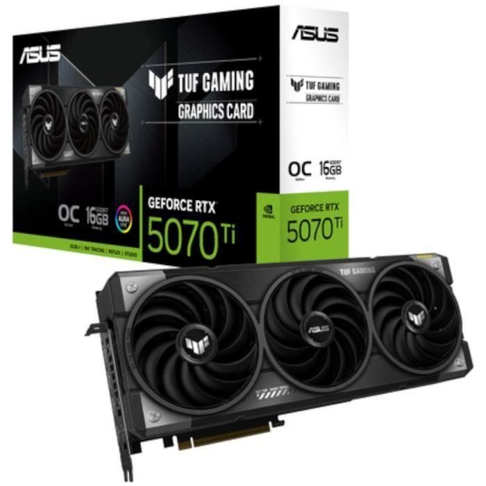 Tarjeta gráfica - ASUS - TUF-RTX5070TI-O16G-GAMING Tarjeta gráfica - ASUS - TUF-RTX5070TI-O16G-GAMING