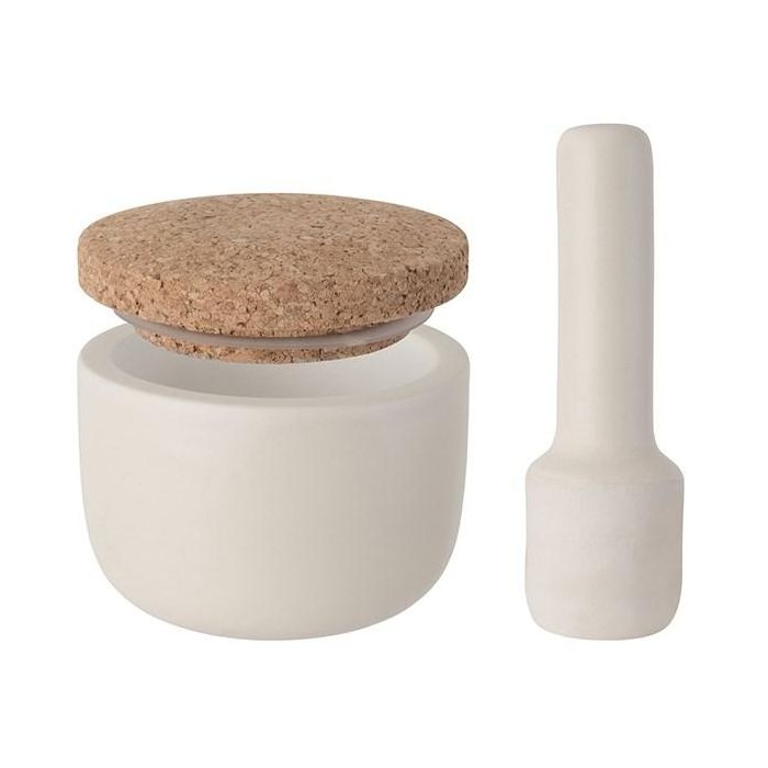 Berghoff 3950032 Mortero y Maza Pequeño con Tapa de Corcho para Conservar Aromas Berghoff 3950032 Mortero y Maza Pequeño con Tapa de Corcho para Conservar Aromas