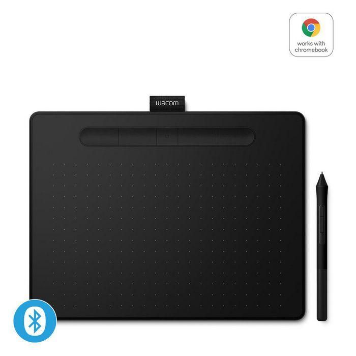 Wacom 216 x 135mm, USB/Bluetooth 4.2, Expresskeys, 2540 lpi, 133 pps, 410 g, Black 6 Wacom 216 x 135mm, USB/Bluetooth 4.2, Expresskeys, 2540 lpi, 133 pps, 410 g, Black 6