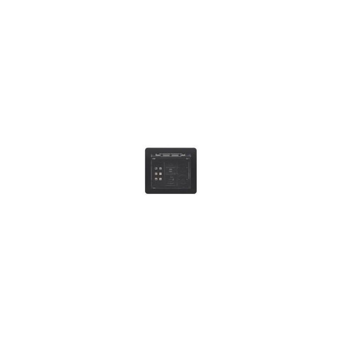 Kramer TBUS-1N(B) Caja de cables para escritorio Negro 214x192x136 mm 2 Kramer TBUS-1N(B) Caja de cables para escritorio Negro 214x192x136 mm 2
